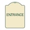 Signmission Traffic Entrance Entrance Heavy-Gauge Aluminum Architectural Sign, 24" x 18", TG-1824-24612 A-DES-TG-1824-24612 - alternate 1